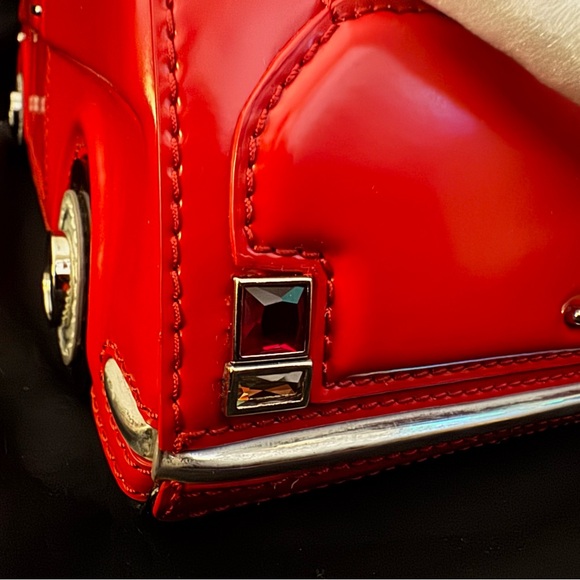 NWT The Kate Spade New York "Rose-Colored Glasses" Red Car Bag - Picture 6 of 16